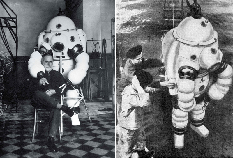 Illustration for article titled The Evolution of the Atmospheric Diving Suit